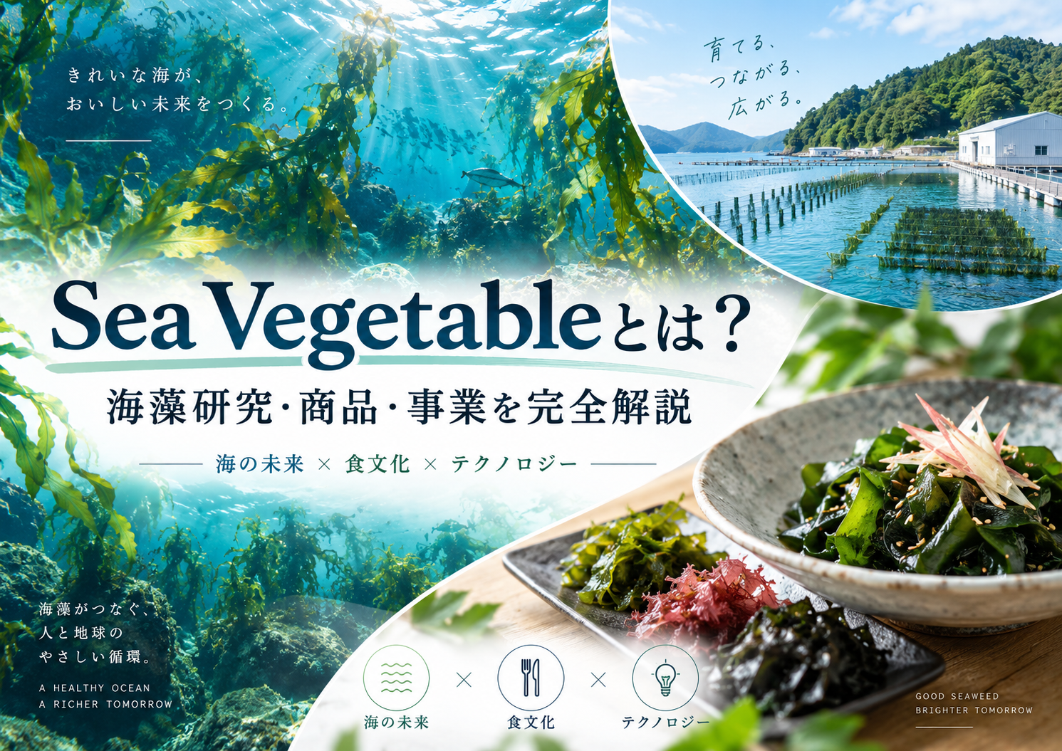 Sea Vegetableとは？シーベジタブルの事業・商品・海藻研究を解説