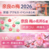 【2026年3月19日最新】奈良の桜の見どころスポット完全ガイド｜見頃予想・名所・モデルコース・ライトアップ情報まで